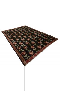 Black Pink Turkish Kilim Rug 8x10 Feet  228,300 - Turkish Kilim Rug  $i