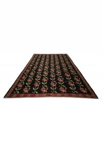 Black Pink Turkish Kilim Rug 8x10 Feet  228,300 - Turkish Kilim Rug  $i