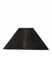 Black Turkish Kilim Rug 8x11 Feet  240,353 - Goat Hair Rug  $i