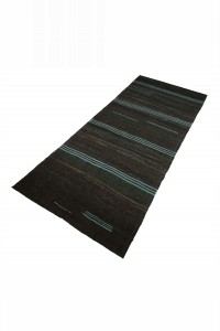 Blue Striped Goat Hair Rug 5x12 Feet 146,360 - Goat Hair Rug  $i