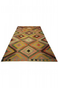 Bohemian Kilim Rug 6x10 Feet 190,293 - Turkish Kilim Rug  $i