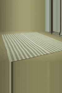 Bohemian Turkish Striped Rug 7x10 Feet 218,286 - Turkish Natural Rug  $i