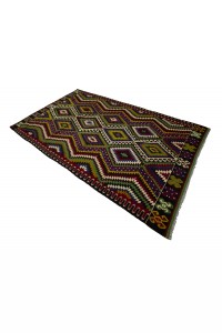 Bright Colors Turkish Kilim Rug 6x10 Feet 188,309 - Turkish Kilim Rug  $i