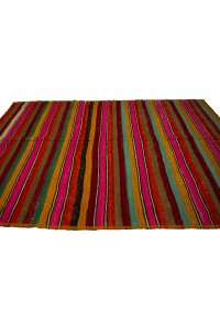 Bright Striped Kilim Rug 6x10 Feet 177,312 - Turkish Kilim Rug  $i