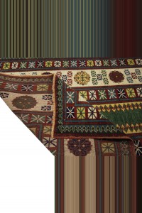 Bright Turkish Carpet Rug Runner 4x9 Feet 106,287 - Turkish Rug Runner  $i