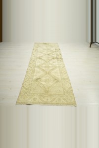 Brown Beige Persian Rug Runner 3x9.6 91,293 - Turkish Rug Runner  $i