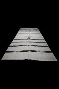 Brown Stripe Hemp Rug 7x12 Feet 216,377 - Turkish Hemp Rug  $i