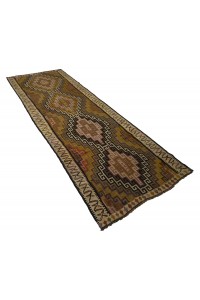 Brown Turkish Kilim Rug 4x10 Feet 115,313 - Turkish Rug Runner  $i