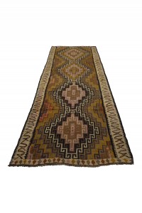 Brown Turkish Kilim Rug 4x10 Feet 115,313 - Turkish Rug Runner  $i