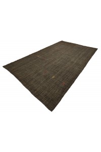 Brownish Gray Turkish Kilim Rug 7x11 Feet  209,330 - Goat Hair Rug  $i