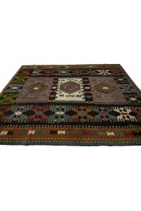 Colorful Decorative Kilim Rug 7x9 203,283 - Turkish Kilim Rug  $i