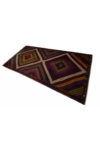 Colourful Kilim Rug 5x11 Feet 164,328 - Turkish Kilim Rug  $i