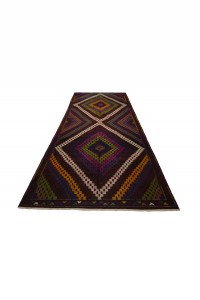 Colourful Kilim Rug 5x11 Feet 164,328 - Turkish Kilim Rug  $i