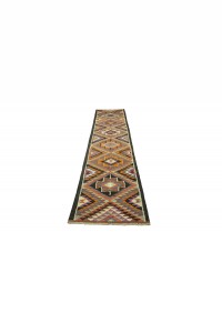 Colourful Kilim Rug Runner 3x11 Feet 82,327 - Turkish Rug Runner  $i