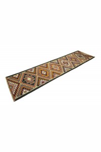 Colourful Kilim Rug Runner 3x11 Feet 82,327 - Turkish Rug Runner  $i