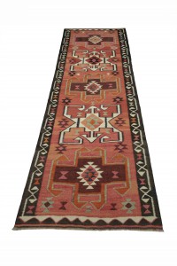 Colourful Kilim Runner Rug 3x11 Feet 98,323 - Turkish Rug Runner  $i