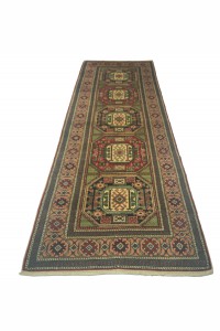 Colourful Turkish Oushak Runner Rug 3x9 Feet 88,279 - Turkish Rug Runner  $i