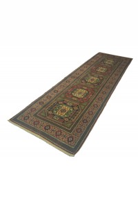 Colourful Turkish Oushak Runner Rug 3x9 Feet 88,279 - Turkish Rug Runner  $i