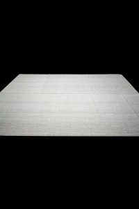 Cotton Goat Hair Rug 6x10 Feet 180,310 - Grey Turkish Rug  $i