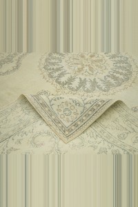 Daisy Pattern Oushak Rug 6x10 Feet 189,310 - Oushak Rug  $i