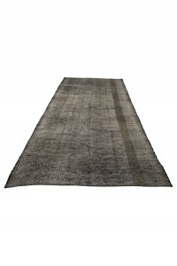 Dark Gray Turkish Kilim Rug 5x10 Feet  154,306 - Grey Turkish Rug  $i