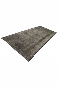 Dark Gray Turkish Kilim Rug 5x10 Feet  154,306 - Grey Turkish Rug  $i