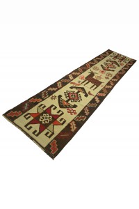 Deer Motive Turkish Kilim Rug Runner 3x11 Feet 93,338 - Turkish Rug Runner  $i