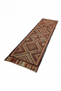 Diamond Motif Turkish Runner Rug 3x10 Feet 92,305 - Turkish Rug Runner  $i