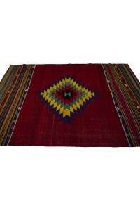 Diamond Pattern Kilim Rug 5x9 Feet 165,268 - Turkish Kilim Rug  $i