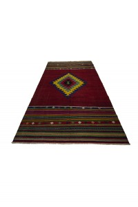 Diamond Pattern Kilim Rug 5x9 Feet 165,268 - Turkish Kilim Rug  $i