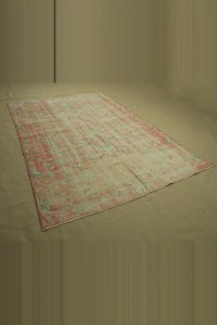 Distressed Oushak Rug 6x9 188,274 - Oushak Rug  $i