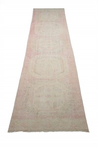 Distressed Oushak Runner Rug 3x12 Feet 93,366 - Turkish Rug Runner  $i