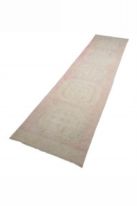 Distressed Oushak Runner Rug 3x12 Feet 93,366 - Turkish Rug Runner  $i