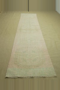 Distressed Turkish Oushak Runner Rug 3x12 Feet 88,360 - Turkish Rug Runner  $i