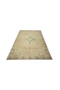 Distressed Turkish Rug 4x7 Feet 134,225 - Oushak Rug  $i