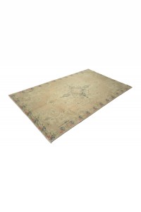 Distressed Turkish Rug 4x7 Feet 134,225 - Oushak Rug  $i