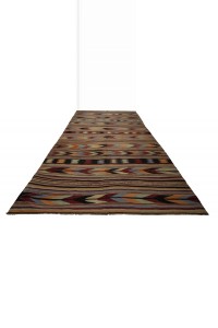 Ethnic Kilim Rug 7x12 Feet 203,350 - Turkish Kilim Rug  $i