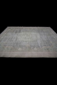 Faded Blue Oushak Rug 7x11 Feet 220,338 - Oushak Rug  $i