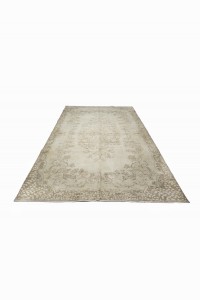 Faded Vintage Oushak Rug 6x10 Feet 190,296 - Oushak Rug  $i