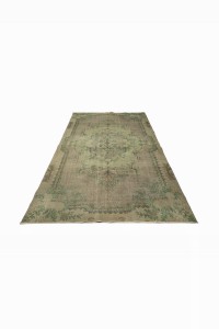 Floral Vintage Area Rug 6x9 Feet 172,288 - Oushak Rug  $i