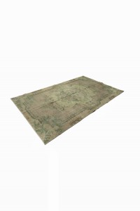 Floral Vintage Area Rug 6x9 Feet 172,288 - Oushak Rug  $i