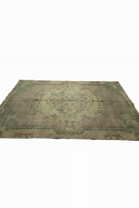 Floral Vintage Area Rug 6x9 Feet 172,288 - Oushak Rug  $i