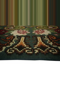 Flower Pattern Kilim 6x12 192,355 - Turkish Kilim Rug  $i