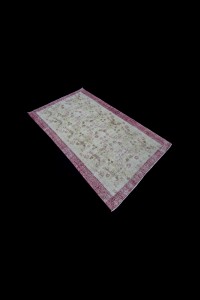 Flower Pattern Turkish Rug 4x6 Feet 116,194 - Oushak Rug  $i