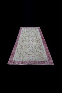 Flower Pattern Turkish Rug 4x6 Feet 116,194 - Oushak Rug  $i