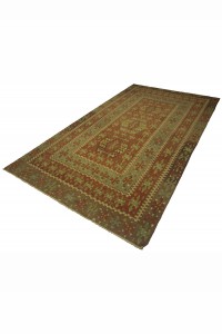 Frame Pattern Kilim Rug 6x10 168,296 - Turkish Kilim Rug  $i