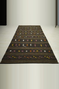 Gaot Hair Woven Kilim Rug 5x9 154,286 - Goat Hair Rug  $i