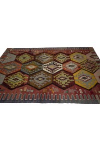 Geometric Turkish Kilim Rug 5x8 Feet 165,250 - Turkish Kilim Rug  $i