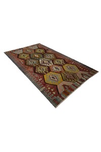 Geometric Turkish Kilim Rug 5x8 Feet 165,250 - Turkish Kilim Rug  $i