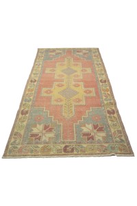 Geometric Turkish Rug 4x8 Feet 114,234 - Oushak Rug  $i